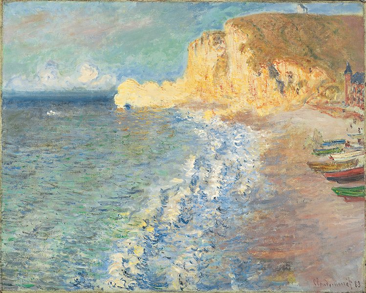 克洛德·莫內《埃特勒塔（Etretat）之晨》
