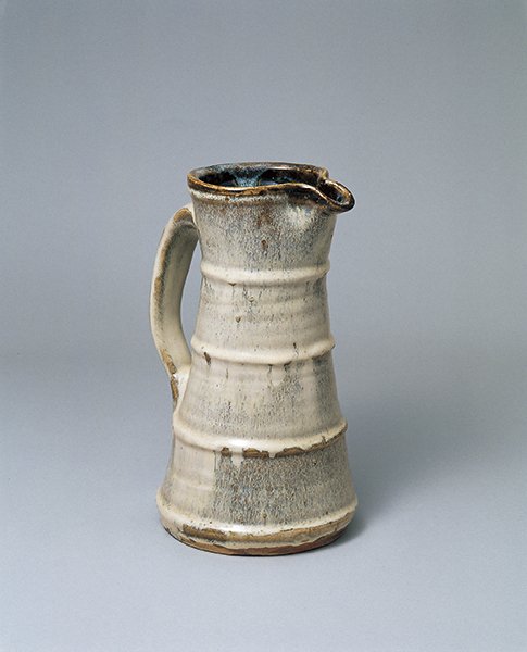 Shoji Hamada, Pitcher, stoneware, rice husk ash glaze