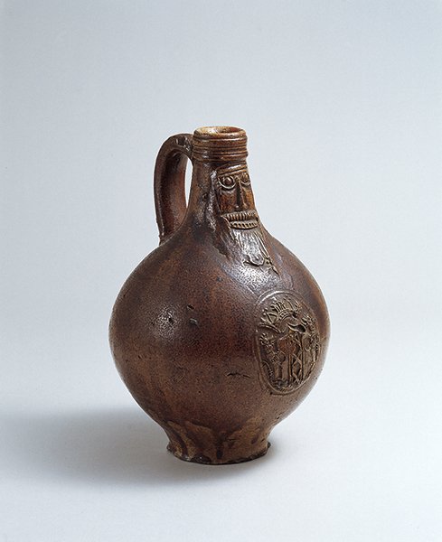 Beardman Jug, stoneware, saltglaze (Germany)