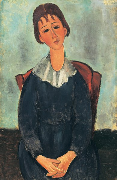 Amedeo Modigliani “Portrait of a Girl (Jeanne Huguette)”