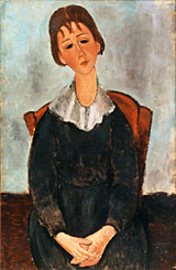 モディリアーニ「少女の肖像」