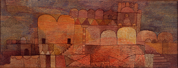 パウル・クレー《大聖堂（東方風の）》
1932年 油彩